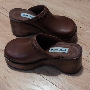 Steve Madden Chocolate Brown Women's Mules